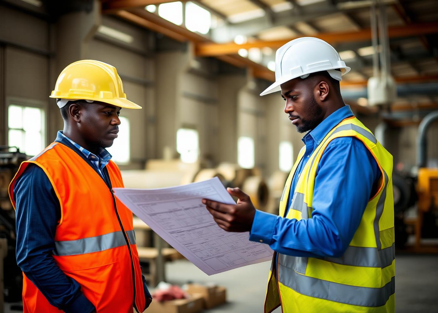 Engineers on site in Rwanda